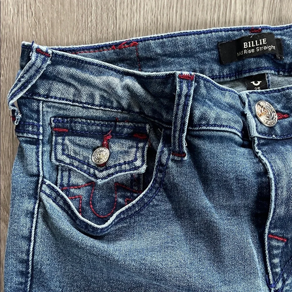 True Religion Straight Leg Jeans - Picture 4 of 7